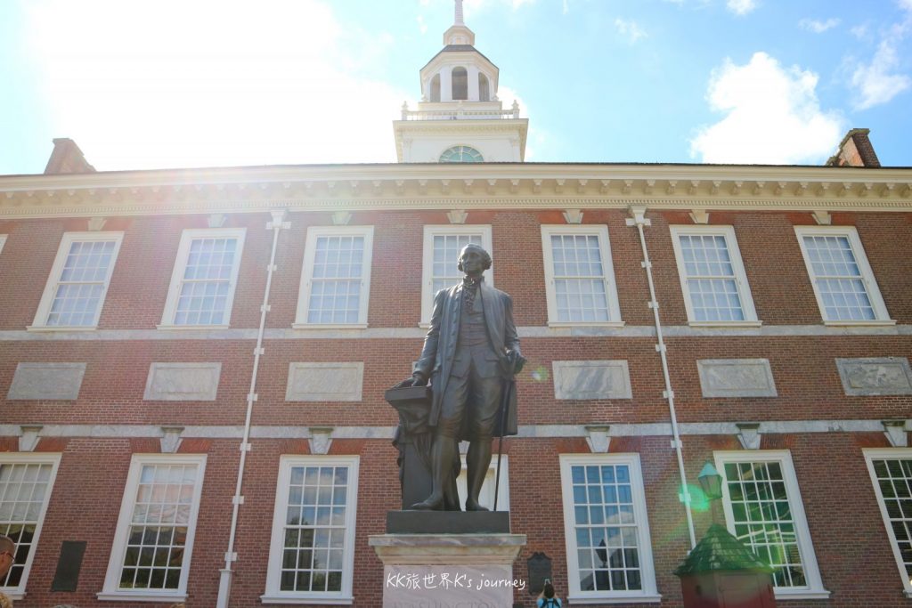 independence hall(美国独立纪念馆) 独立纪念馆前面是美国第一任